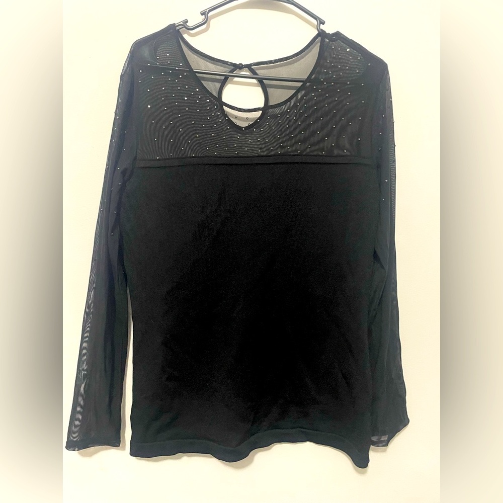 Sheer and Sparkle Top